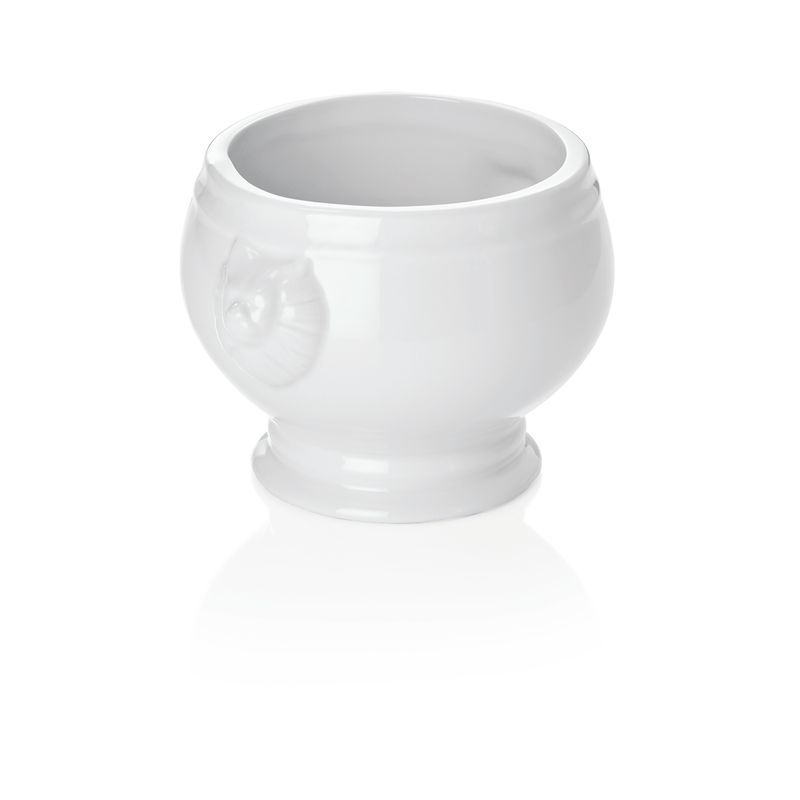 Zuppiera con Testa di Leone 1 l Italia White 19,5 cm - Tirolix