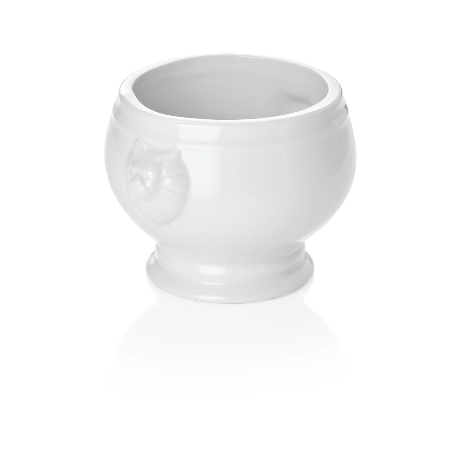 Lion Head Soup Tureen 1 l Italia White 19.5 cm - Tirolix
