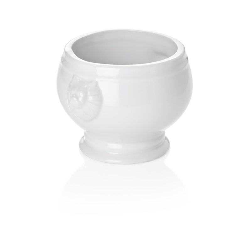 Lion Head Soup Tureen 1 l Italia White 19.5 cm - Tirolix