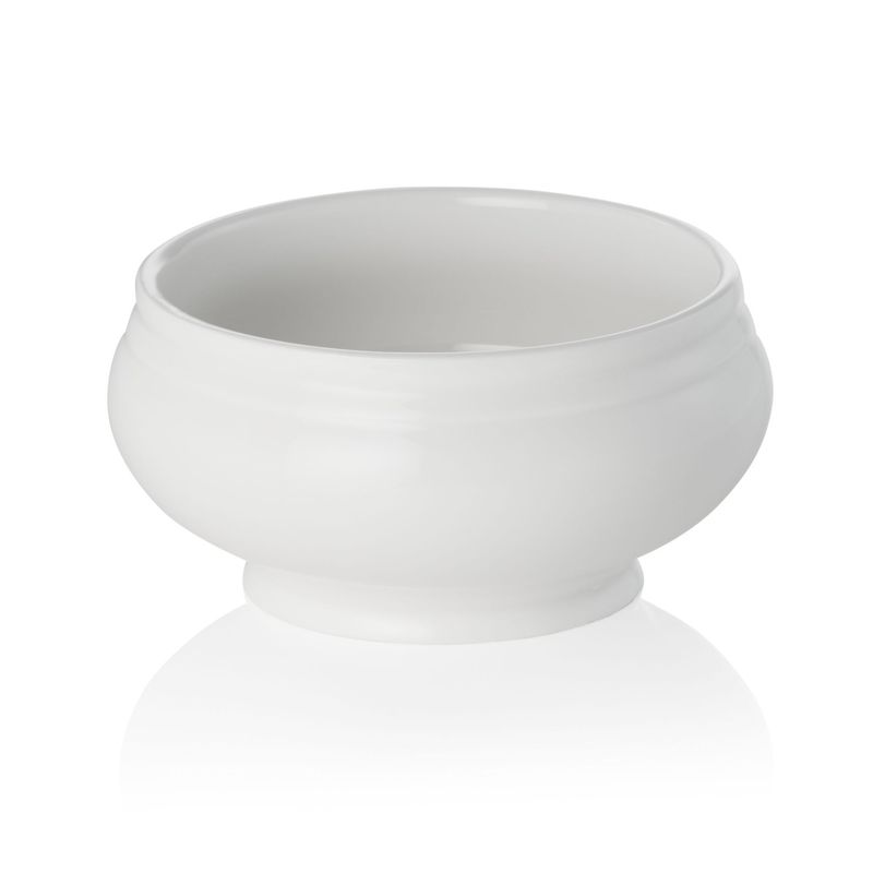 Glossy Soup Bowl 500 ml Italia White - Tirolix