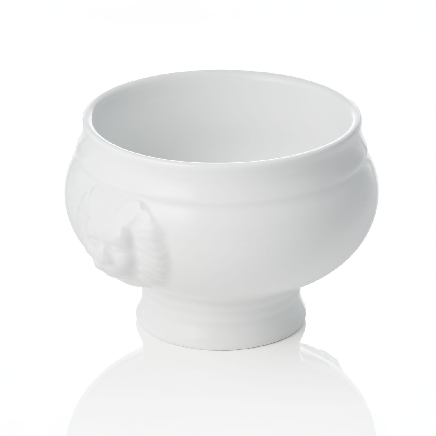 Zuppiera con Testa di Leone 1 l Italia White 13,5 cm - Tirolix