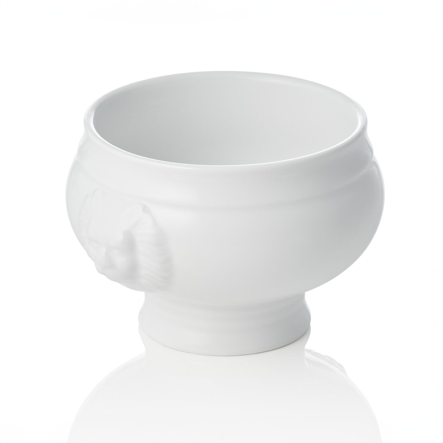 Lion Head Soup Tureen 1 l Italia White 13.5 cm - Tirolix