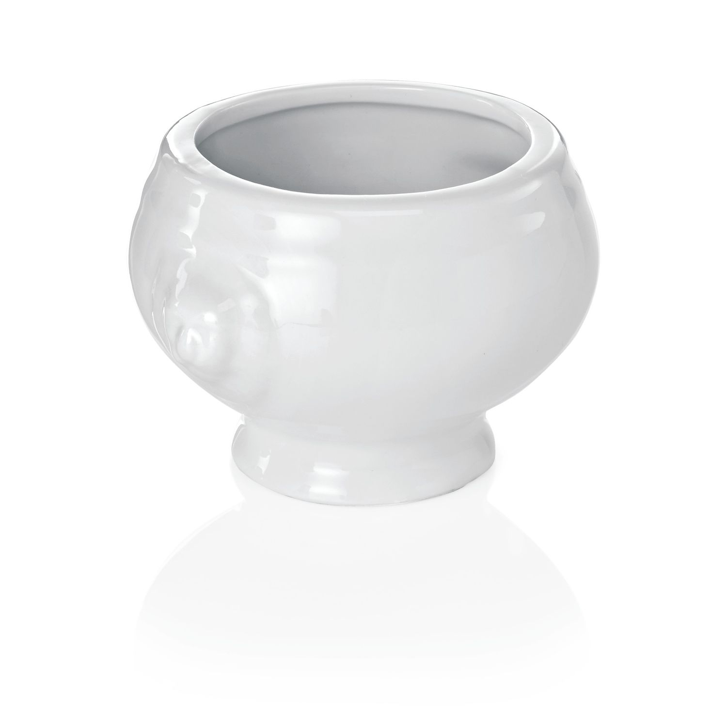 Mini Soup Bowl with Lion Head 100 ml Italia White - Tirolix