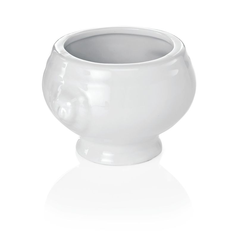 Mini Soup Bowl with Lion Head 100 ml Italia White - Tirolix