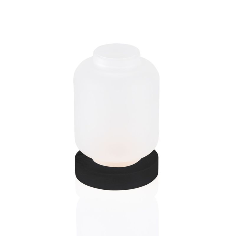 Candle Holder 9 x 13 cm White Frosted - Tirolix