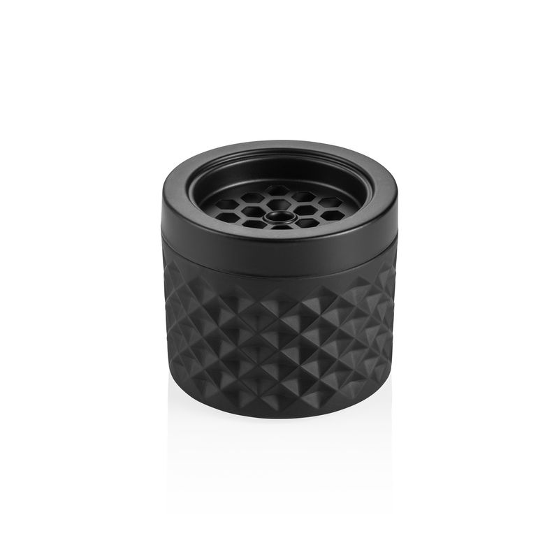 Windproof Ashtray 9.5 cm Black - Tirolix