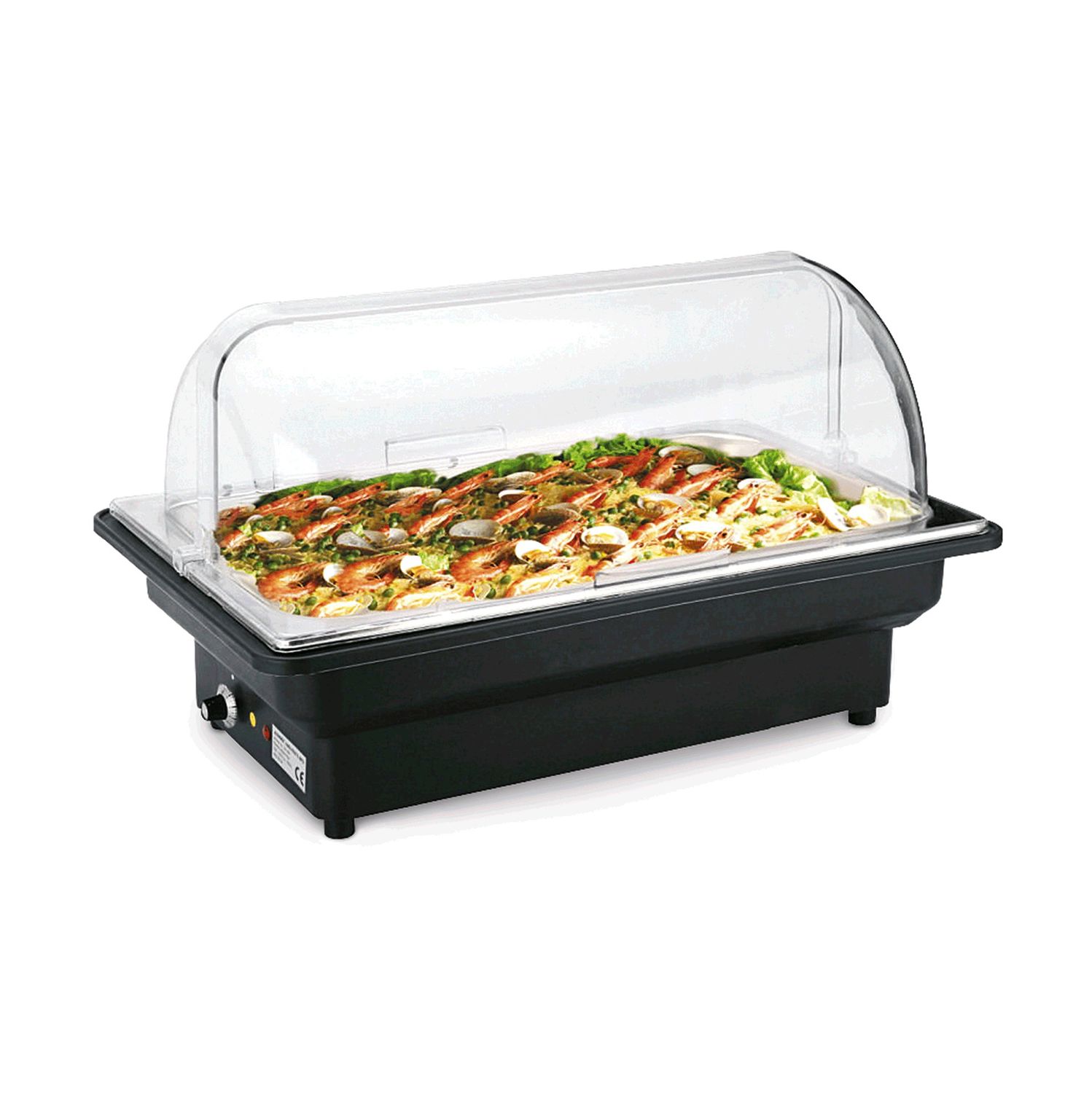 Electric Food Warmer GN 1/1 56 x 36 x 25 cm with Transparent Dome - Tirolix