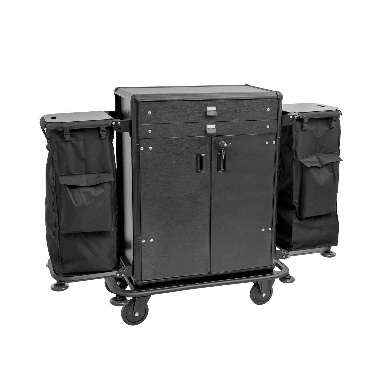 Carrello per Pulizia Camere 80 x 50 x 130 cm - Tirolix
