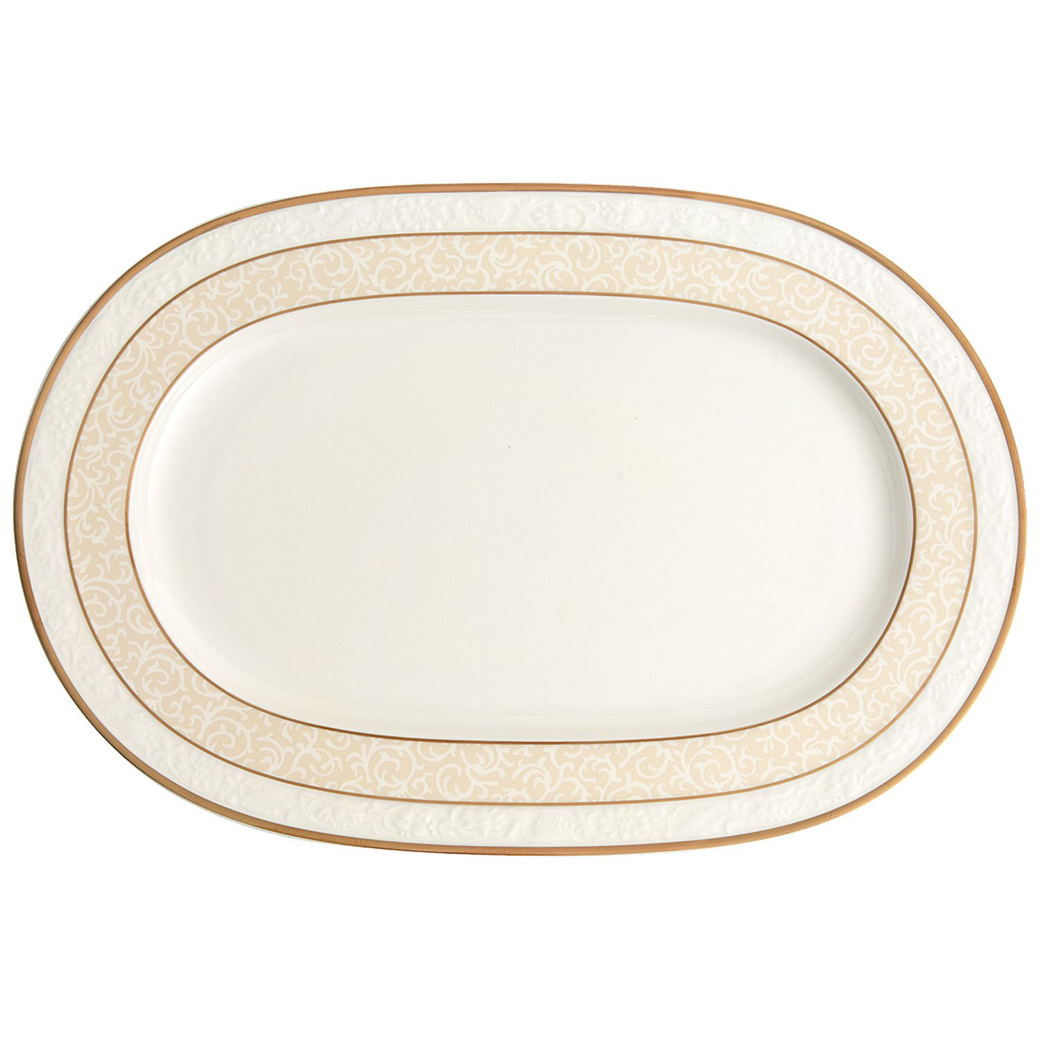 Oval Plate 35 x 24 cm - Ivoire - Villeroy &amp; Boch