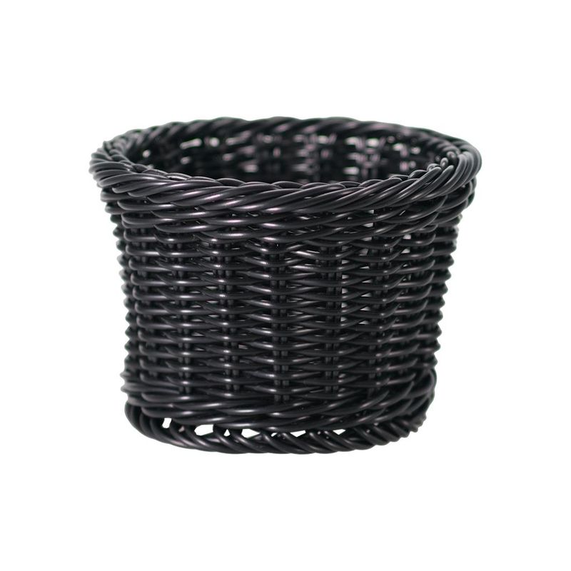 Round Basket 14 cm Basky Black - Tirolix