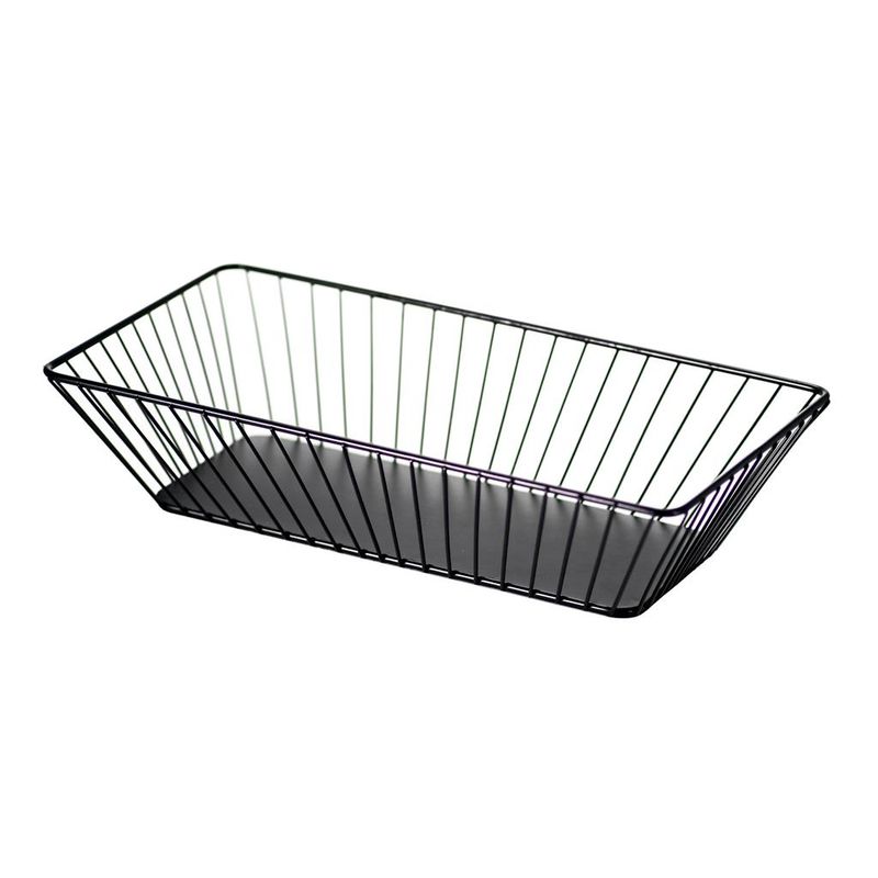 Basket Gastronorm 1/3 17.6 x 32.5 x 8 cm Basky Black - Tirolix