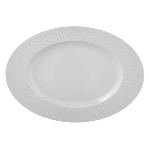 Oval Plate 22 x 15 cm Mineral - Ariane