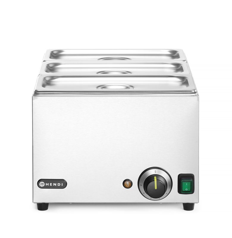 Ranger Bain-Marie with 3 GN 1/3 Containers 59 x 33.2 cm - Hendi