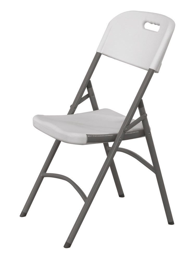 Hendi - Sedia per catering bianca 54 x 44 cm