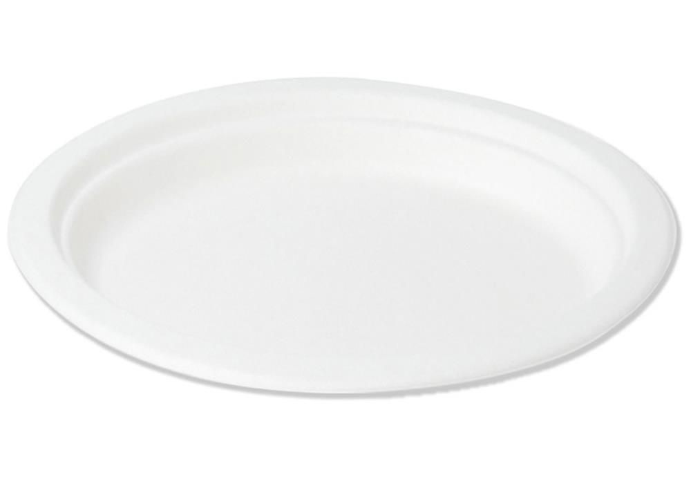 Set 250 Piatto piano ovale in polpa 32 x 25,5 cm Classic - Byo
