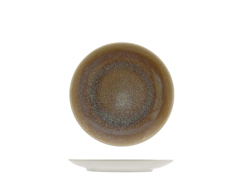 Flat Plate 17 cm Caldera Yellow - Sango Hospitality
