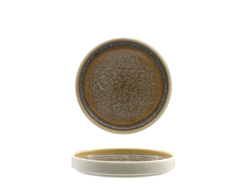 Stackable Low Plate 13 cm Caldera Yellow - Sango Hospitality