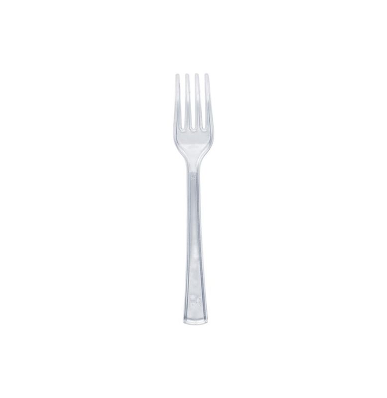Set 2000 Forchetta trasparente in polistirene 10 cm - Byo