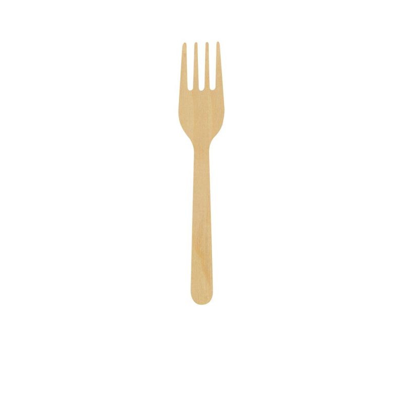 Set of 1000 Wooden Aperitif Fork 11.7 cm - Byo