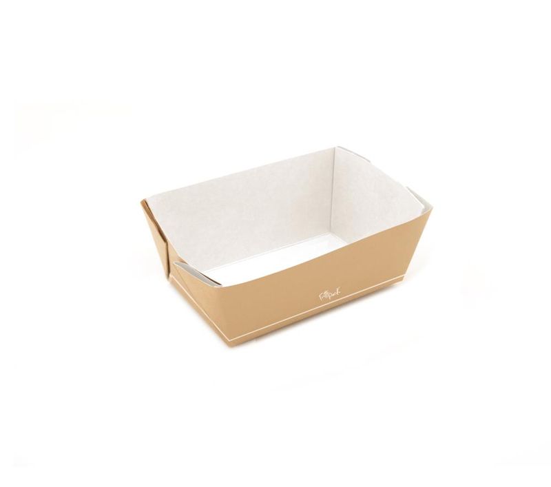 Set of 500 Paper Fry Tray 11 x 8 cm FrittoPack - Byo