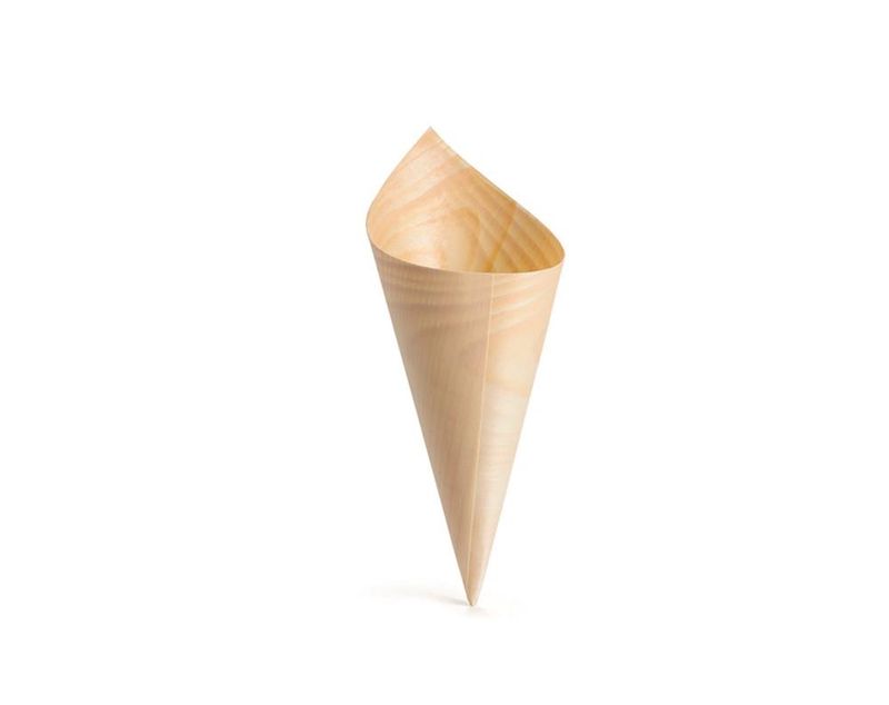 Set of 600 Wooden Cone 16.5 cm - Byo