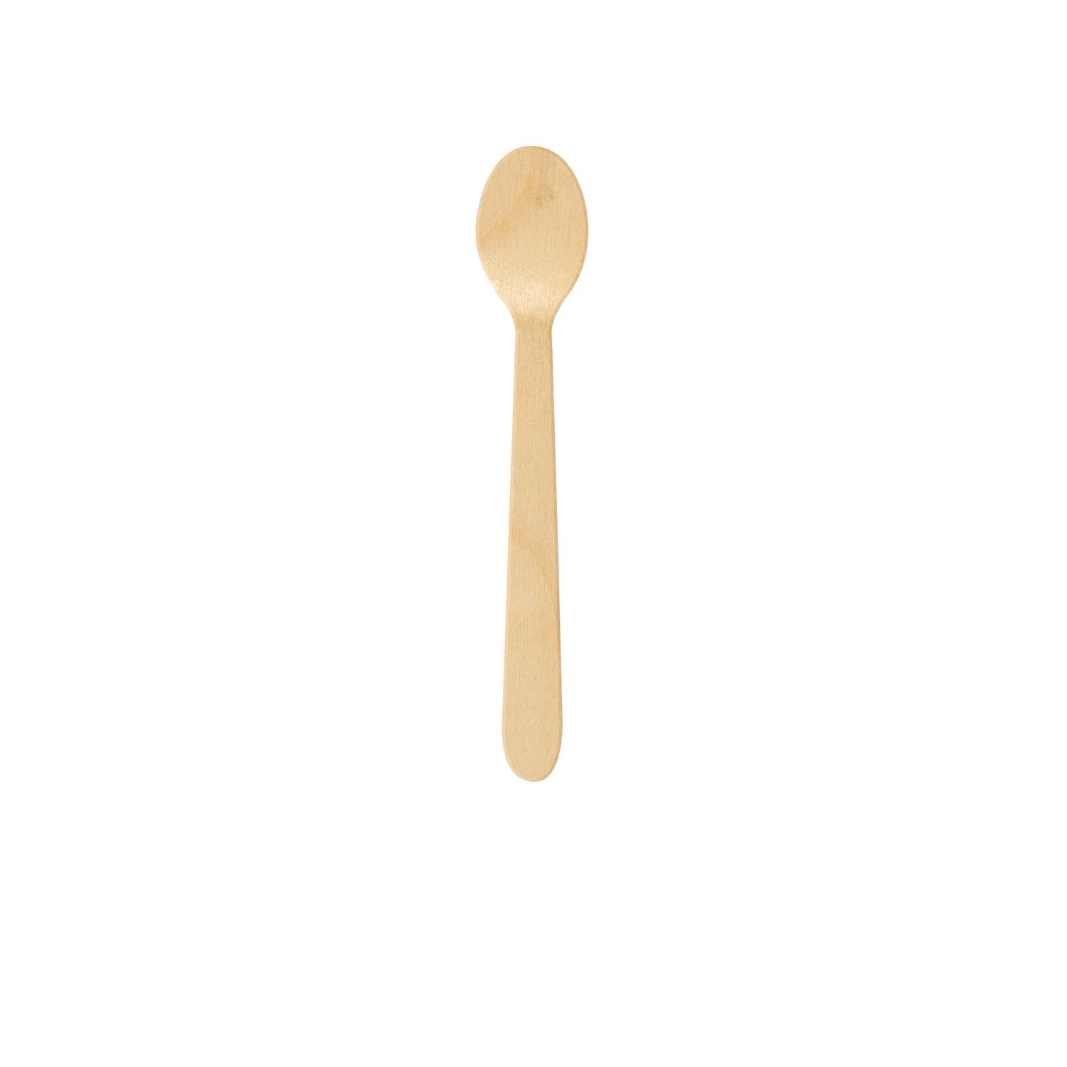 Set 1000 Cucchiaino in legno 11 cm Ecowood - Byo