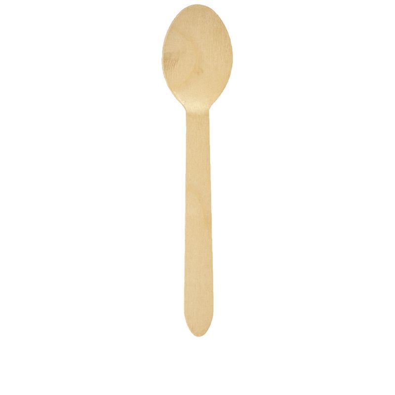Set of 1000 Wooden Spoon 16 cm Ecowood - Byo