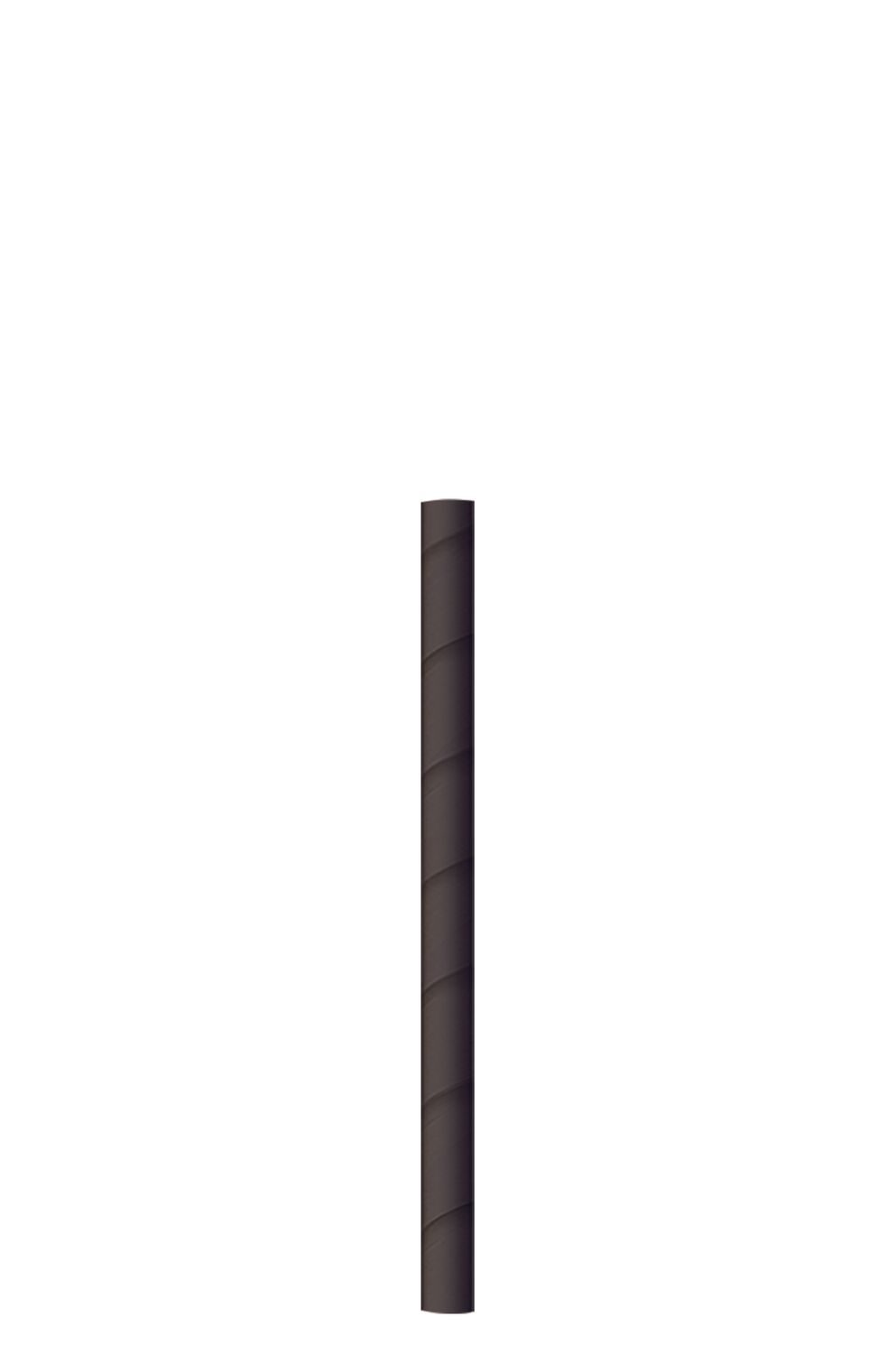 Set 5000 Cannuccia nera in carta 15 cm - Byo