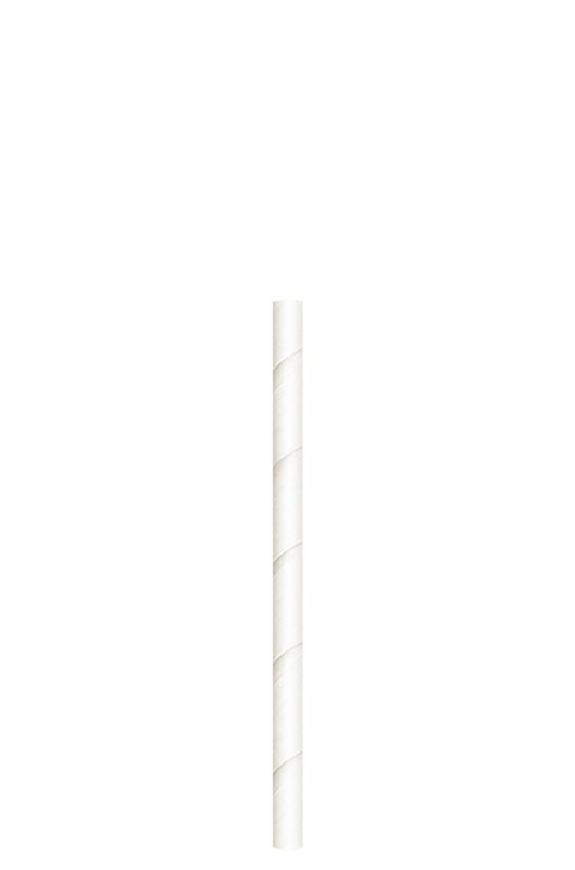 Set of 5000 White paper straw 13.5 cm - Byo
