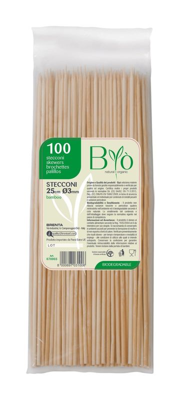 Set mit 5000 Bambusspieß 25 cm - Byo