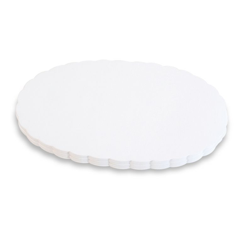 Set of 5000 Oval frying card in white straw, 40 gms, 21 x 32 cm - Byo