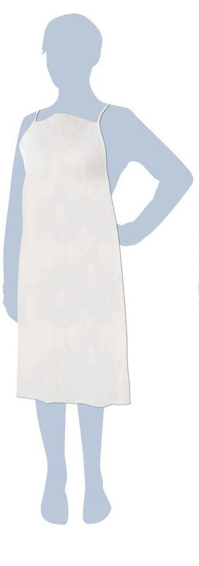 Set of 100 White Apron 95 x 70 cm Chef - Byo
