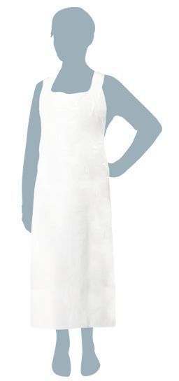 Set of 250 Triple-layer Polyethylene Apron 122 x 70 cm Defender - Byo