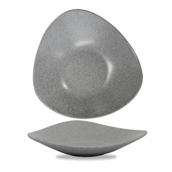 Churchill Lotus Trace oval granite finish bowl 35.5x35 cm horeca