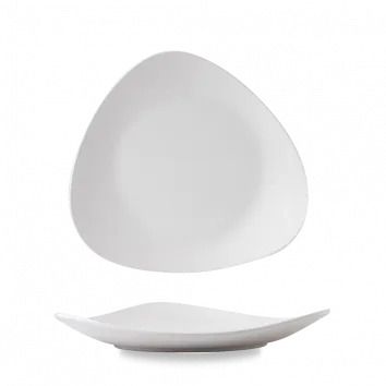 Triangular Melamine Bowl White Lotus e Trace - Churchill