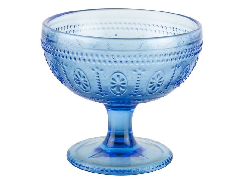 Blue Ice Cream Bowl 33.7 cl Baroque - Vetreria Artistica
