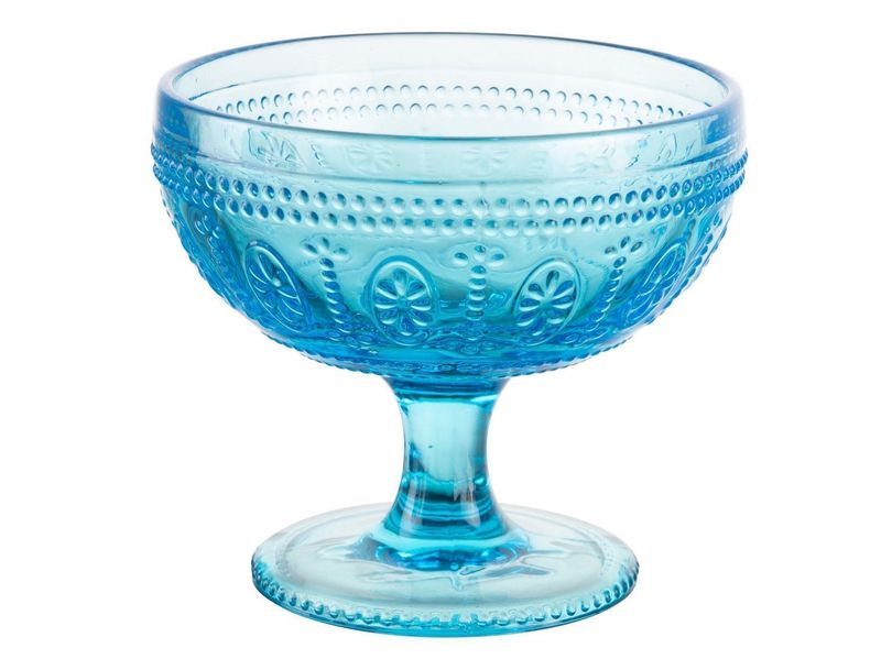 Blue Ice Cream Cup 33.7 cl Baroque - Vetreria Artistica