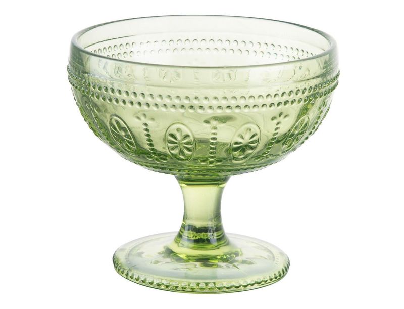 Green Ice Cream Cup 33.7 cl Baroque - Vetreria Artistica