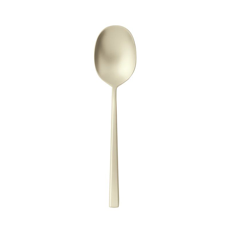 Soup Spoon 18.2 cm Cream Antique PVD Champagne - Arthur Krupp