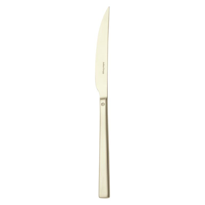 Steak Knife 23.7 cm Cream Antique PVD Champagne - Arthur Krupp