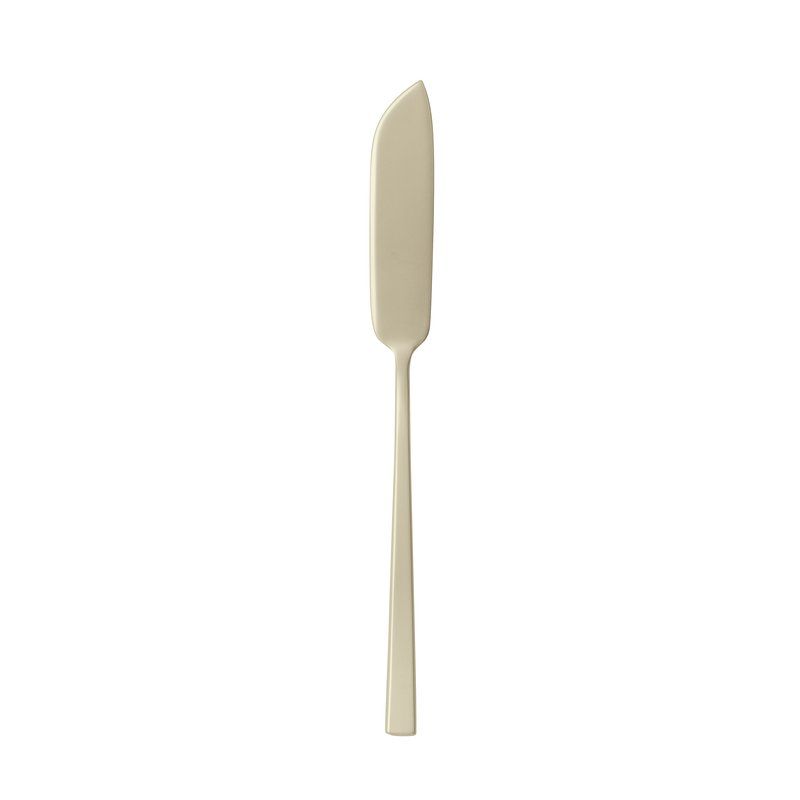 Fish Knife 21.9 cm Cream Antique PVD Champagne - Arthur Krupp