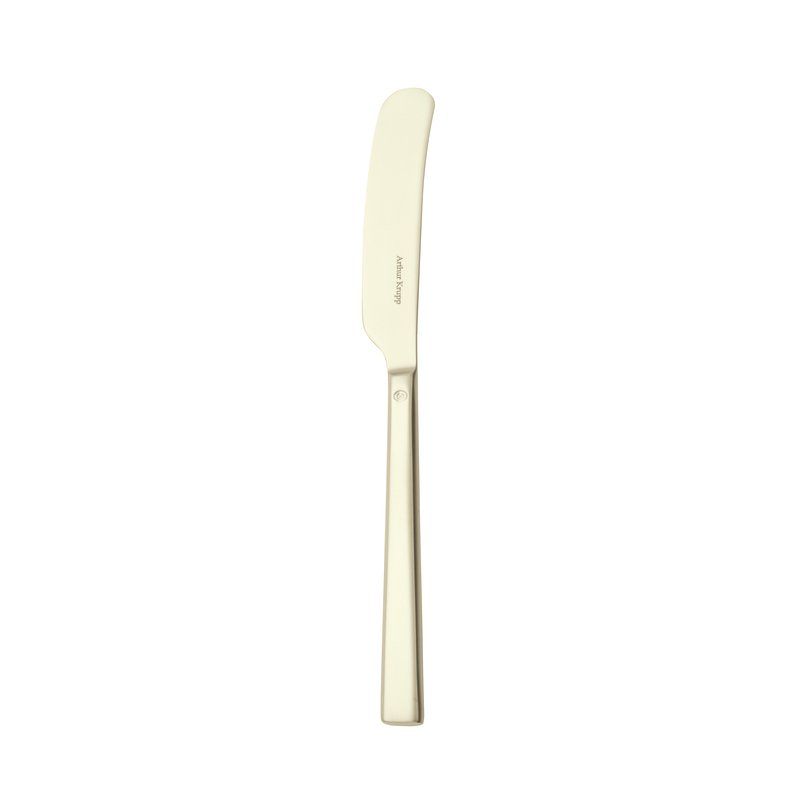 Butter Knife 19.6 cm Cream Antique PVD Champagne - Arthur Krupp