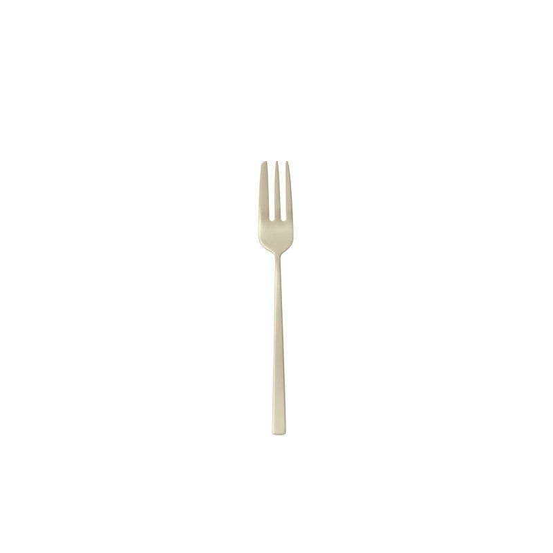 Dessert Fork 15 cm Cream Antique PVD Champagne - Arthur Krupp