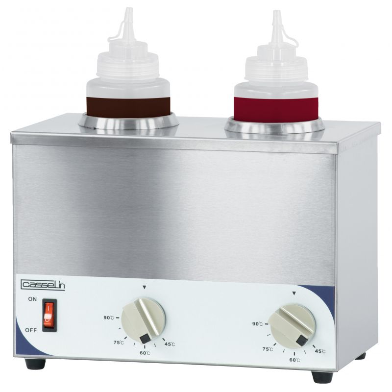 Sauce Warmer with 2 Containers - Casselin