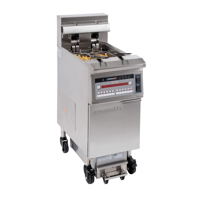Elektrische Fritteuse mit Ölfiltersystem 22 l 17 kW - Casselin