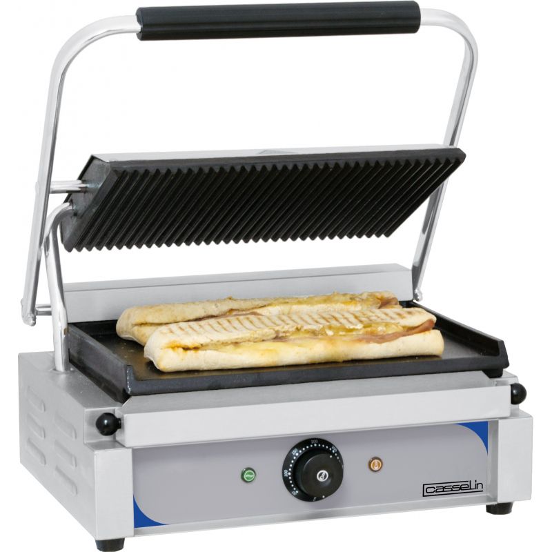 Ribbed - Smooth Panini Grill - Casselin