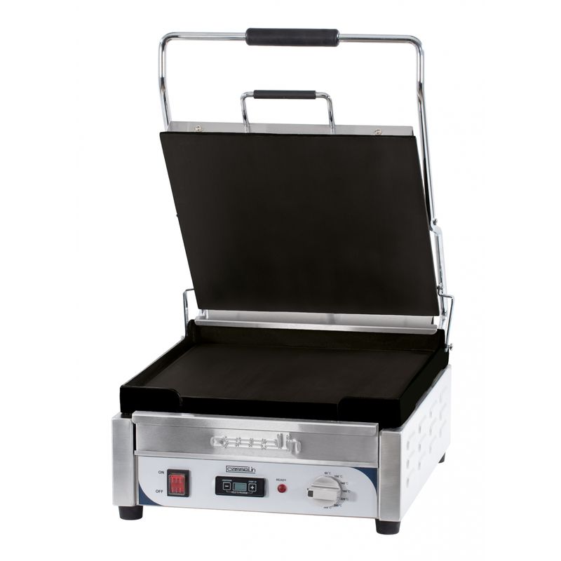 Premium XL Panini Press Smooth - Smooth with Timer - Casselin