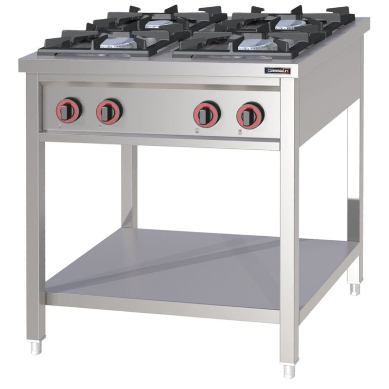Gas Stove with 4 Burners - Casselin