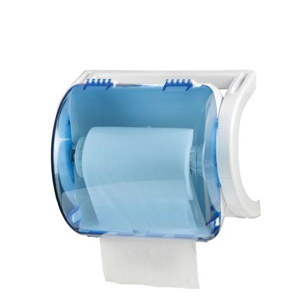 Medial roll paper dispenser ABS clear 290 mm for horeca use


