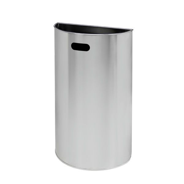 Miluna wall-mounted stainless steel bin 40 liters